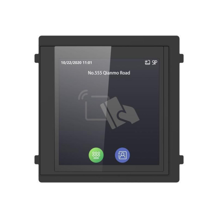 Module D'Affichage Tactile Ds-kd-tdm De 4 Pouces 480x480p Avec Lecteur De Cartes - 305302659 - Hikvision