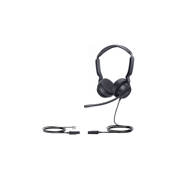 Casque filaire binaural RJ9 YHS36 haut de gamme E2
