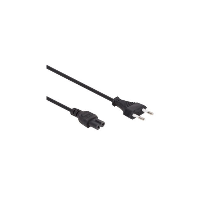 Câble d'alimentation secteur sans terre 2P 2m