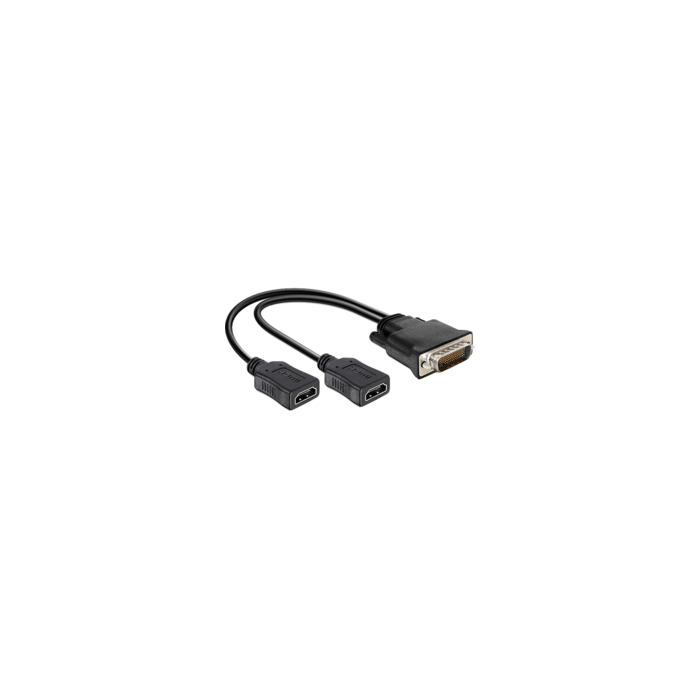 Adaptateur DMS-59 mâle vers 2x HDMI femelle 20cm