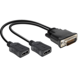 Adaptateur DMS-59 mâle vers 2x HDMI femelle 20cm