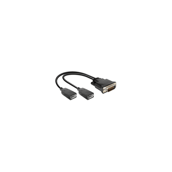 Adaptateur DMS-59 mâle vers 2x DP femelle 25cm