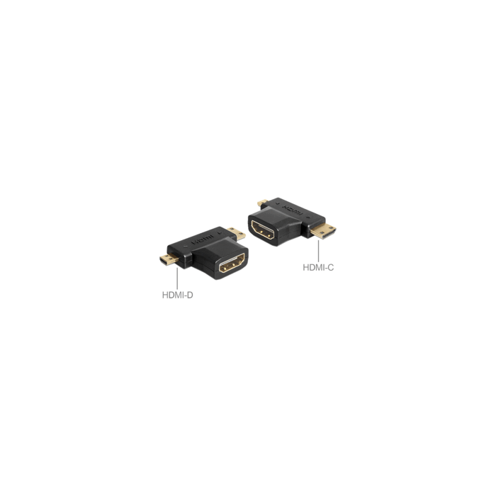 Adaptateur vidéo HDMI-A F / HDMI-C M / HDMI-D M
