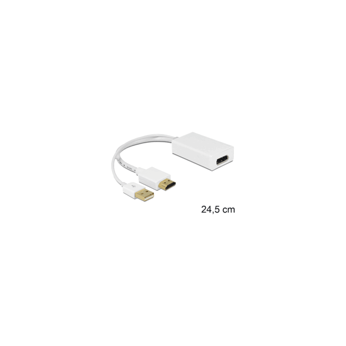 Adaptateur HDMI Mâle - Displayport 4Kx2K @30Hz
