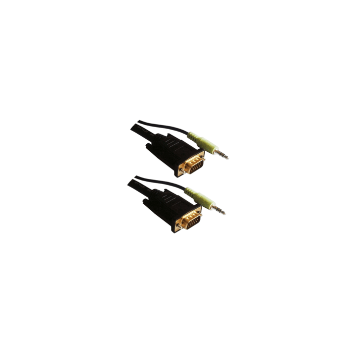 Câble vidéo VGA + Audio Mâle / Mâle 20m