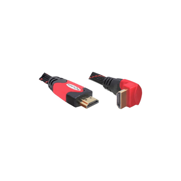 Câble vidéo HDMI High speed coudé bas 3m