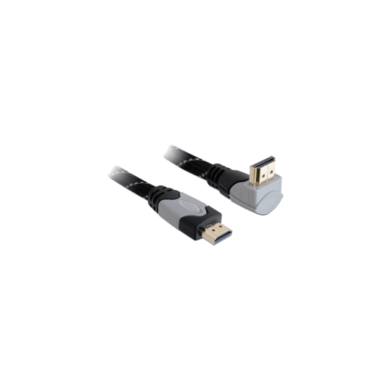 Câble vidéo HDMI High speed coudé haut 1,8m