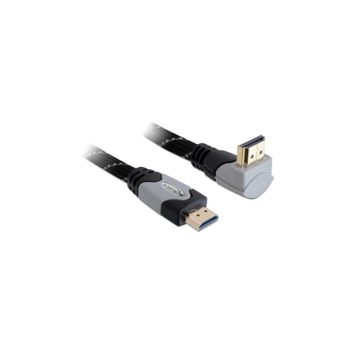 Câble vidéo HDMI 4K High speed coudé vertical 5m