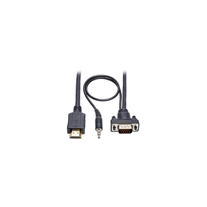 Câble vidéo HDMI vers VGA + AUDIO 1,8m