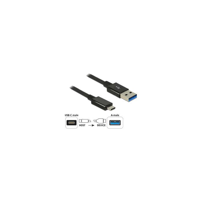 Câble USB SuperSpeed 3.1 Type C / A M 1m
