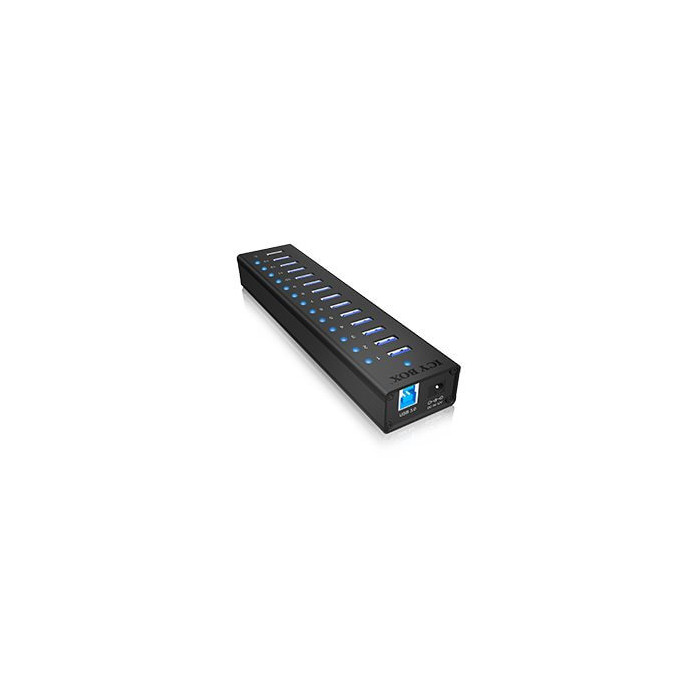 Hub USB 3.0 externe 13 ports avec alimentation