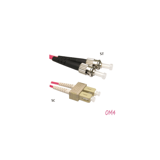 Jarretière OM4 SC/UPC ST/UPC Duplex Primacy 2m