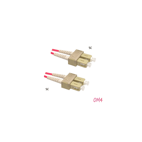 Jarretière OM4 SC/UPC Duplex Primacy 2m