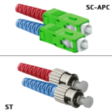 Jarretière OS2 SC/APC ST/UPC Duplex Primacy 2m