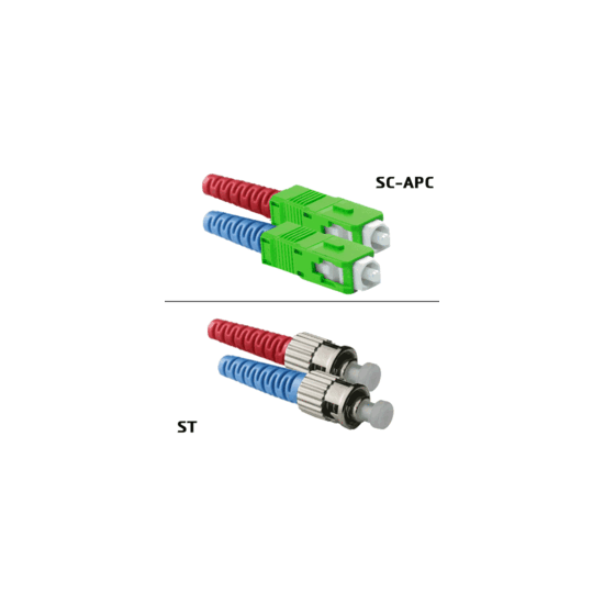 Jarretière OS2 SC/APC ST/UPC Duplex Primacy 3m