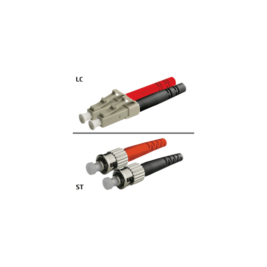 Jarretière OM1 LC/UPC ST/UPC Duplex Classic 2m