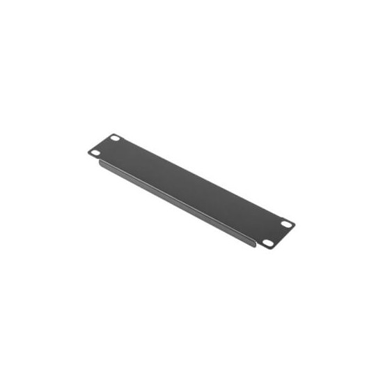 Plaque d'obturation 10'' hauteur 1U noire