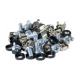 Kit 20 vis écrous-cages ronds M6X12