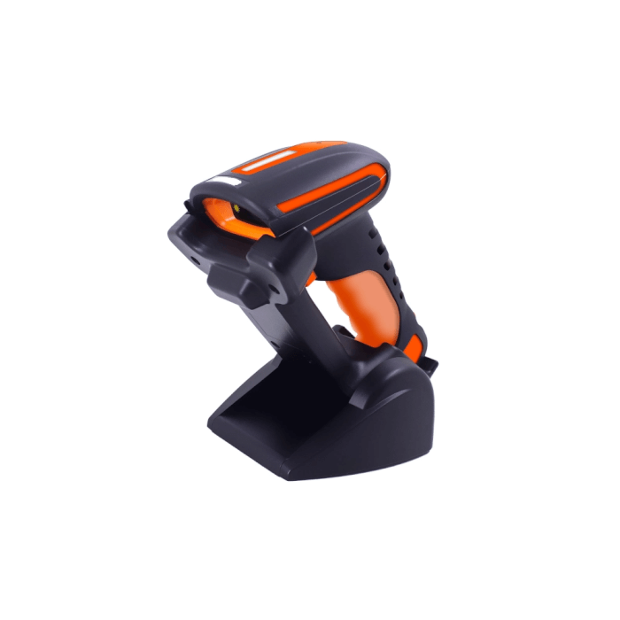 Lecteur code barre Durci sans fils 2D + base USB