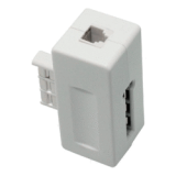 Prise Gigogne filtre ADSL 2/2+ blanche