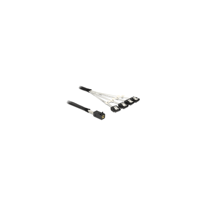 Câble interne mini SAS SFF-8643 M/ 4x Sata M 0,5m