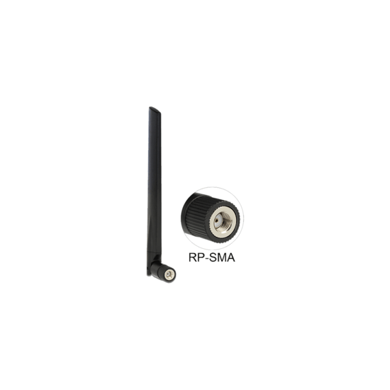Antenne omni. 2.4Ghz 3dBi / 5Ghz 5dBi RP-SMA 360°