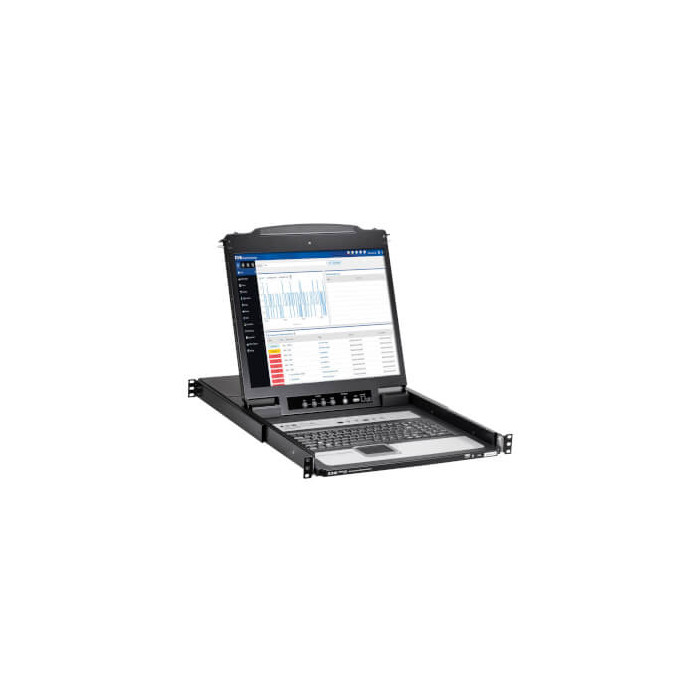 Console KVM 16 ports 1 util. IP rack 1U 19'' LCD