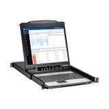Console KVM 16 ports 1 util. IP rack 1U 19'' LCD
