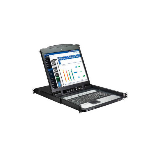 Console KVM 16 ports rackable 1U écran 19'' LCD