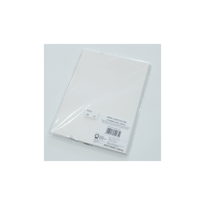 Papier thermique Premium A4 fanfold (100 feuilles)