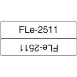 72 étiquettes pré-découpées 21x45mm Noir/Blanc