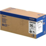 Rubans HG HIGH GRADE laminé 36mm Noir/Blanc