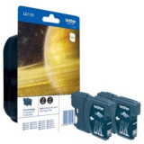 Blister de 2 cartouches d'encre noire LC1100BK