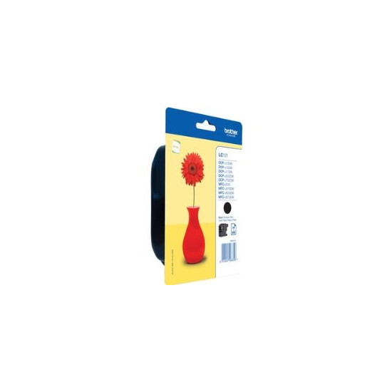 Cartouche d'encre blister noire LC121BK