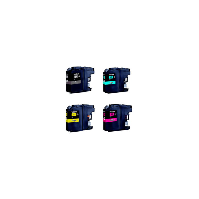 Pack de 4 cartouches (BK/C/M/Y) LC121