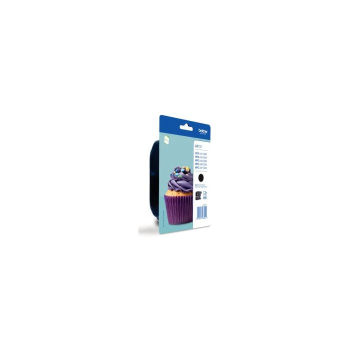 Cartouche d'encre blister noire LC123BK