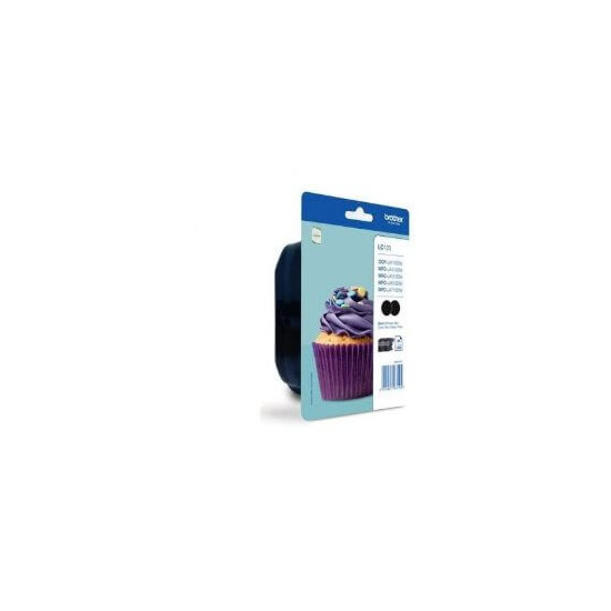 Blister de 2 cartouches noire LC123BK