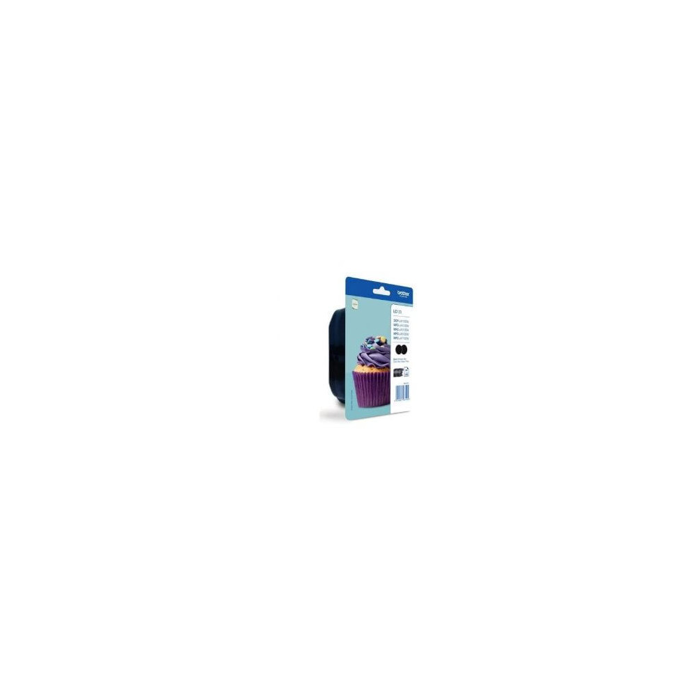 Blister de 2 cartouches noire LC123BK