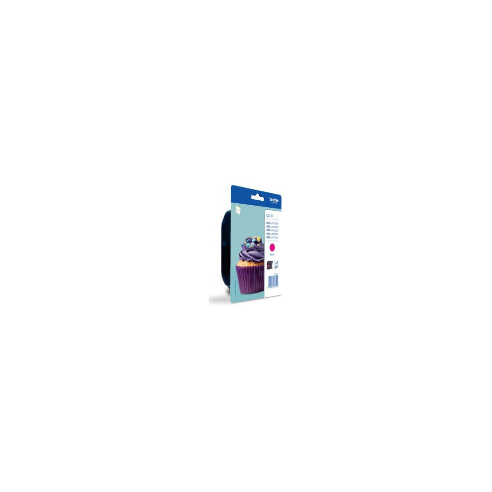 Cartouche d'encre blister magenta LC123M