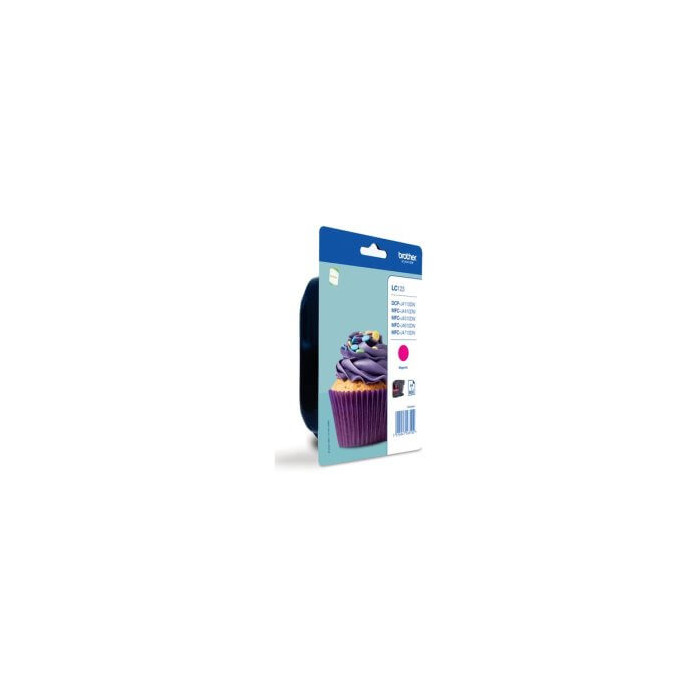 Cartouche d'encre blister magenta LC123M