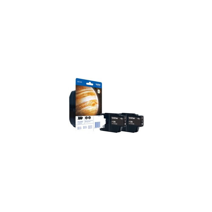 Blister de 2 cartouches d'encre noire LC1240BK