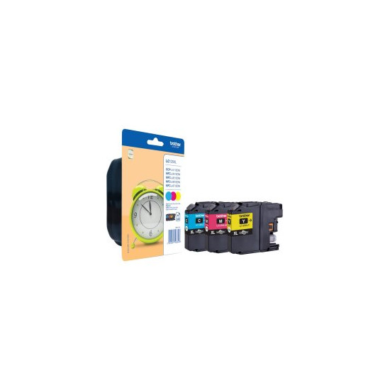 Blister de 3 cartouches couleur  (C/Y/M) LC125XL