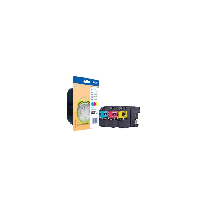 Blister de 3 cartouches couleur  (C/Y/M) LC125XL