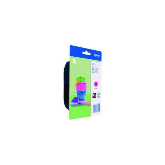 Cartouche d'encre magenta sous blister LC221M