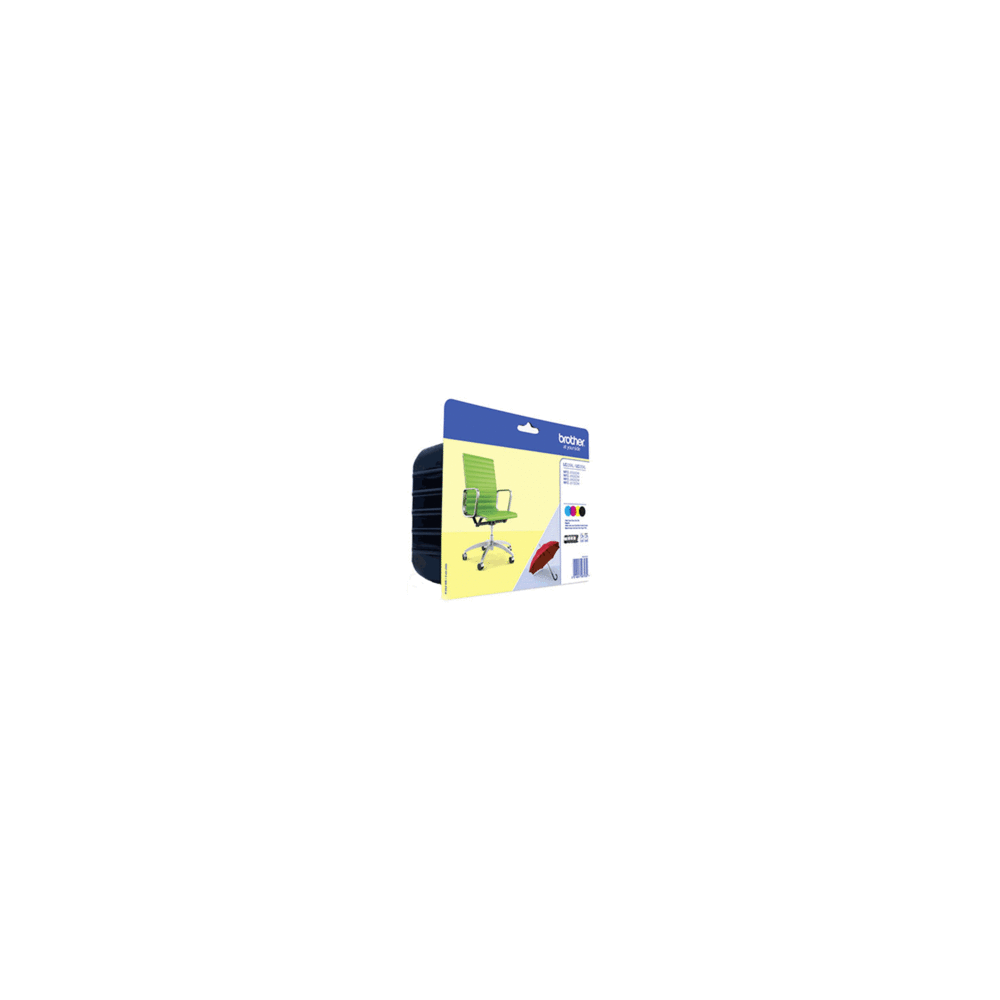 Pack de 4 cartouches LC229XLVALBP BK=2400 pages