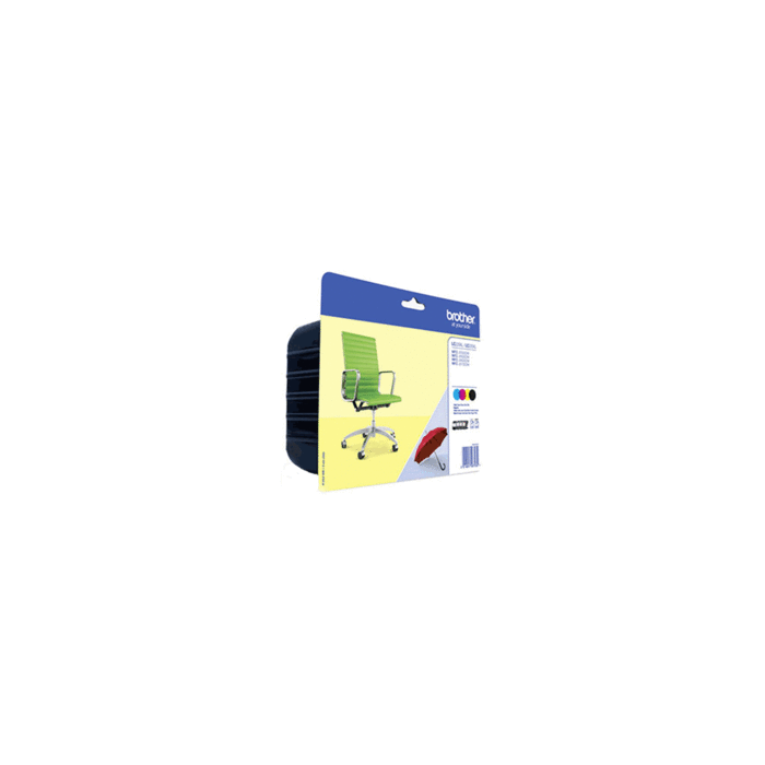 Pack de 4 cartouches LC229XLVALBP BK=2400 pages