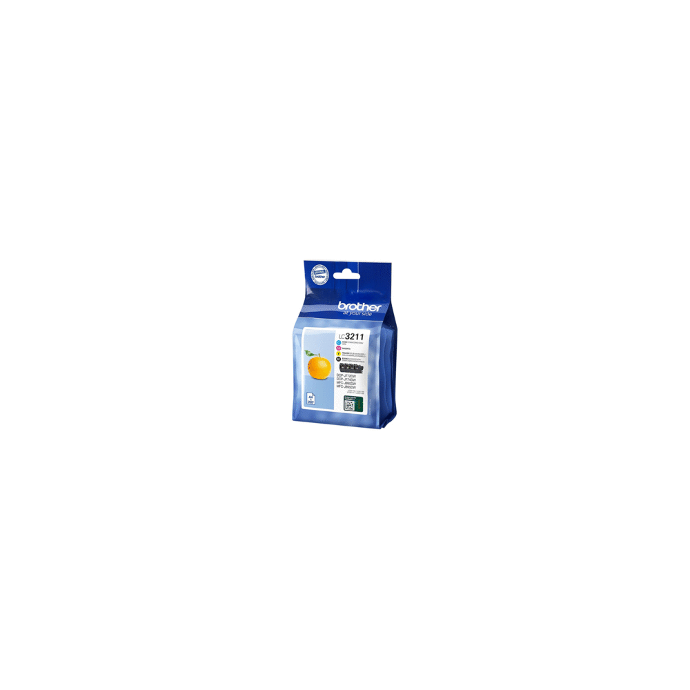 Pack de 4 cartouches d'encre LC3211BK/C/Y/M
