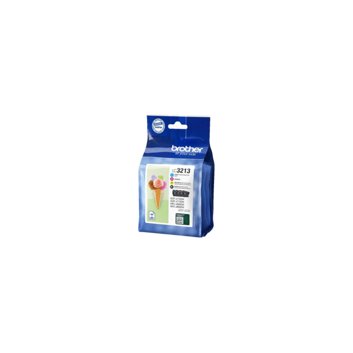 Pack de 4 cartouches d'encre LC3213BK/C/Y/M