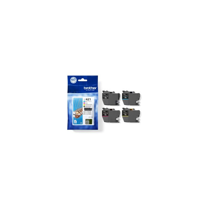 Pack de 4 cartouches d'encre LC421BK/C/M/Y