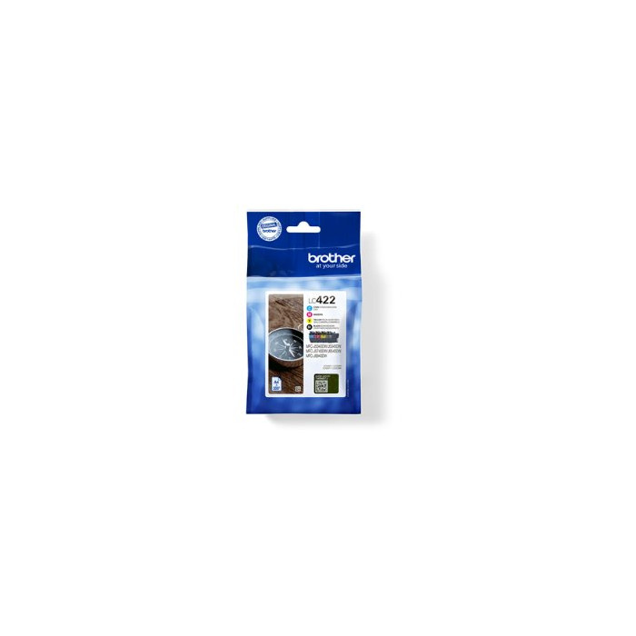 Pack de 4 cartouches d'encre blister LC422VAL